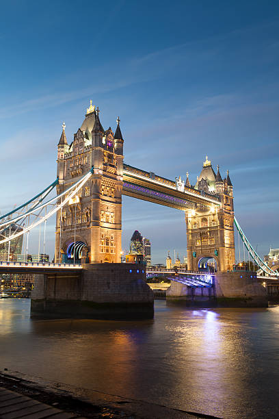 istock Tower Bridge at sunset sunrise night twilight London, England, UK 499584291