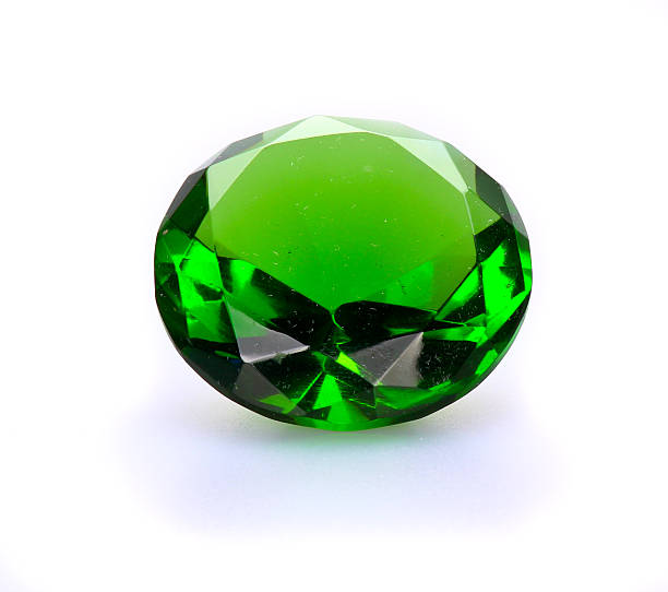 grünes juwel stone - jewelry gem gold reflection stock-fotos und bilder