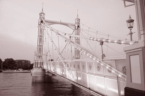 istock Albert Bridge; Chelsea; London 499585327