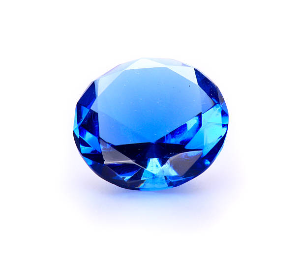 blu navy con pietra - sapphire gem topaz blue foto e immagini stock