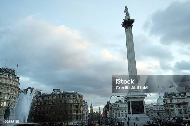 Trafalgar Square London Stock Photo - Download Image Now - Bird, British Culture, Built Structure
