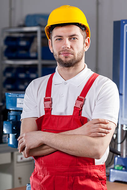 istock Production worker in factory 499586177