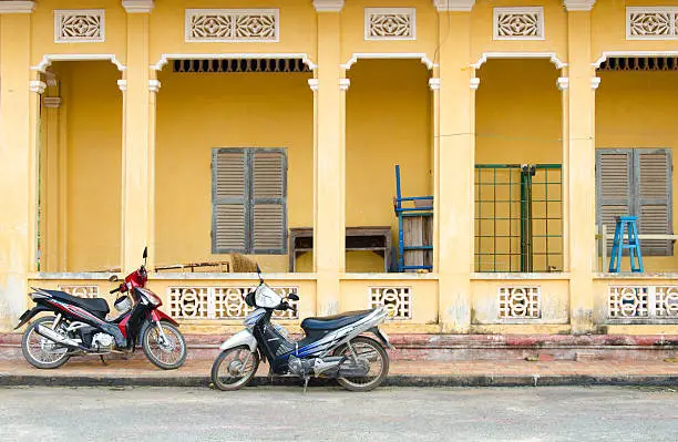 Motobikes at Tay Ninh, Vietnam