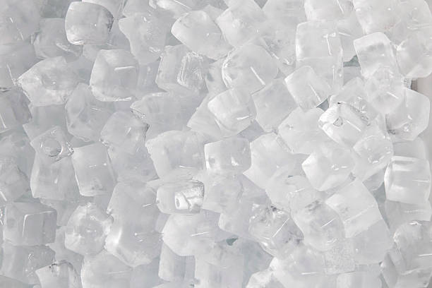 background with ice cubes stock photo