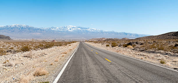 istock Road passing through landscape, Death Valley National Park, Cali 499597631