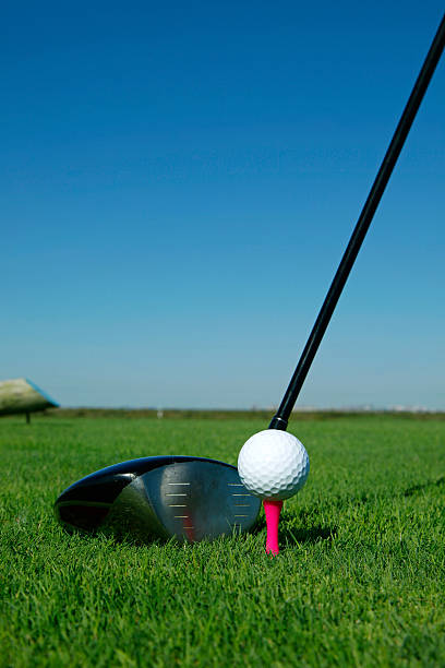 istock Golf club and ball in grass 499597760