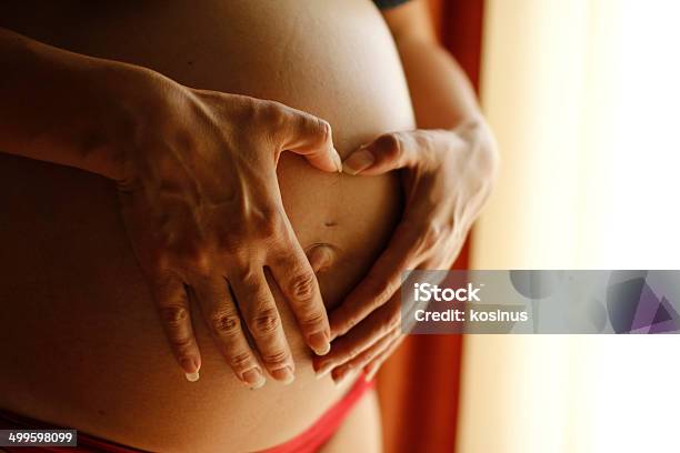 Pregnant Woman Belly Stock Photo - Download Image Now - Abdomen, Adult, Adults Only