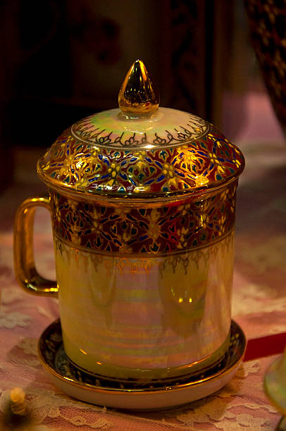 ancient tea set for sale in a native ancient market