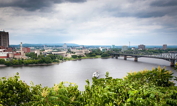 istock Bridge across a river, Alexandra Bridge, Ottawa River, Gatineau, 499598675