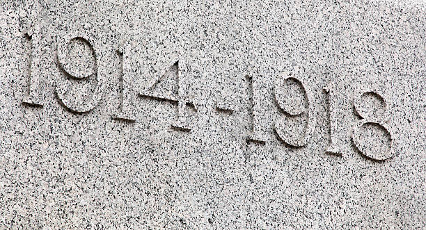 1914-1918 carved on a wall, Ottawa, Ontario, Canada