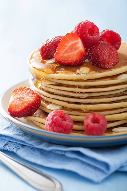 istock pancakes with berry and honey 499602869