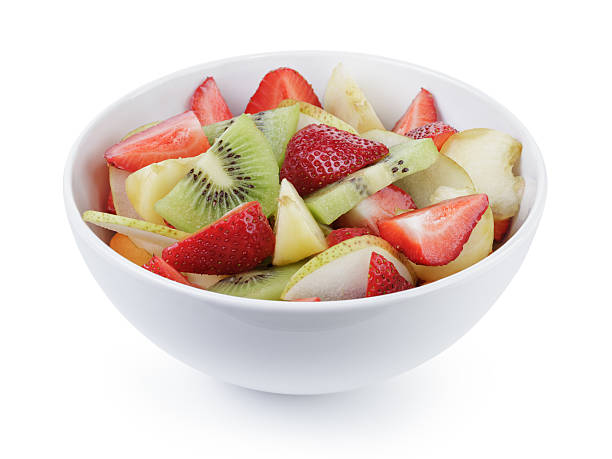 istock fresh mix fruit salad with strawberry, kiwi and peach 499603047