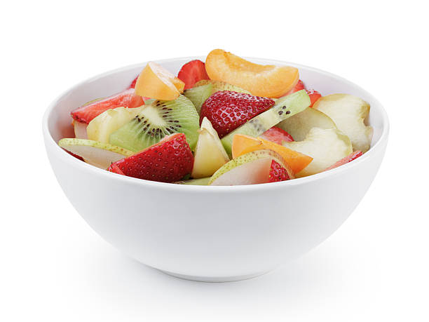 istock fresh mix fruit salad with strawberry, kiwi and peach 499603051