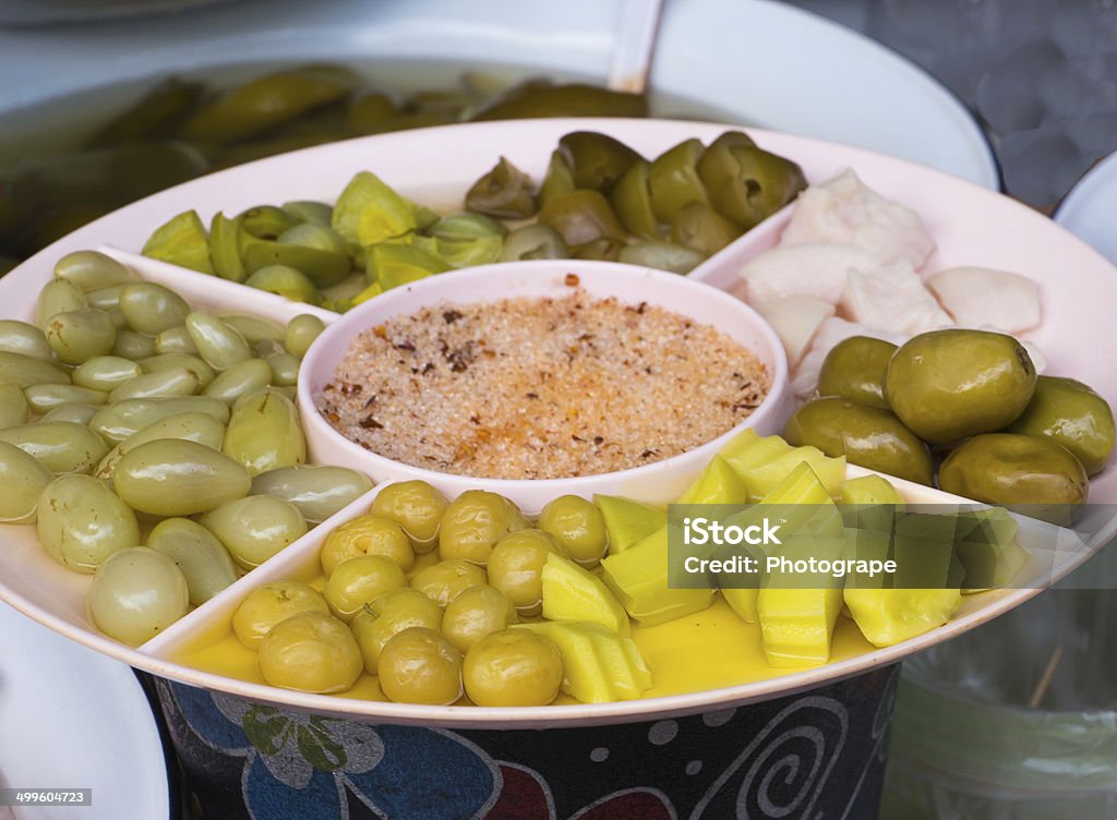 Preserves Many kind of preserves for taste with chili and salt Chili Con Carne Stock Photo