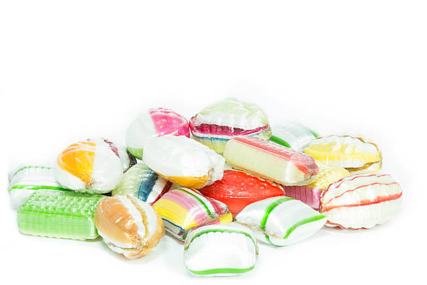 istock Selection of candies isolated on white 499604840
