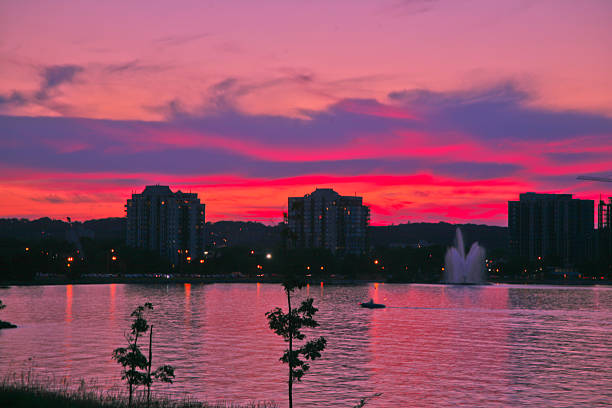 istock Sunset, Barrie, Ontario, Canada 499605015