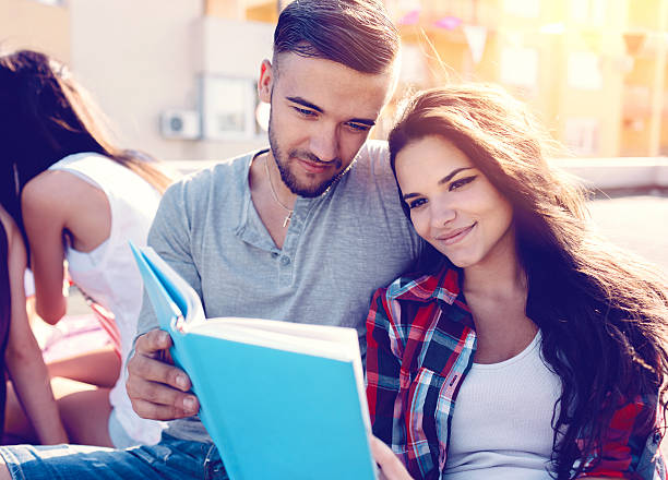 istock Friends studying for exams on the rooftop 499606340