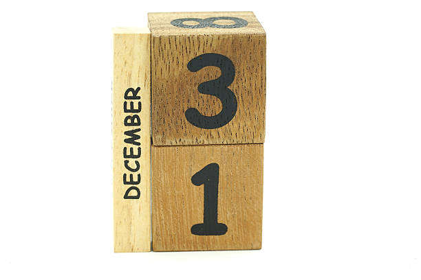 istock End of the year on wood bloack 499607056