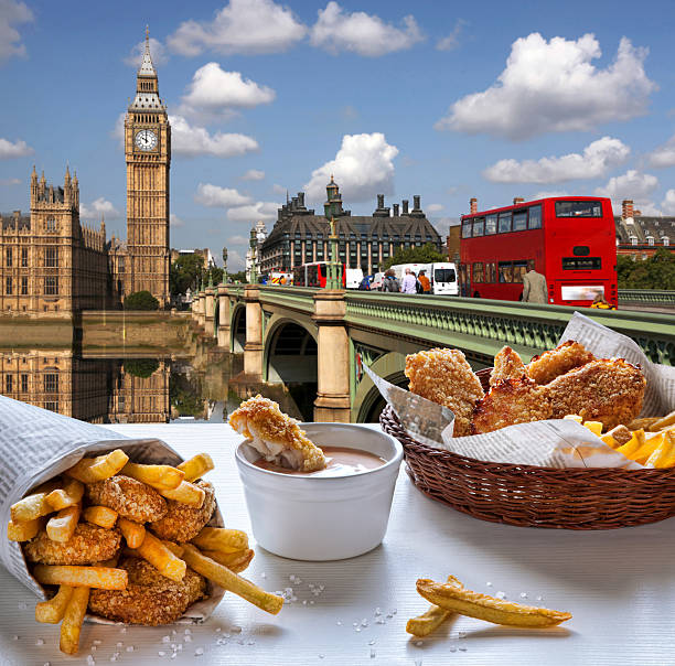 istock Fish and Chips against Big Ben in London, England 499607246