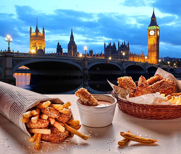 istock Fish and Chips against Big Ben in London, England 499607354