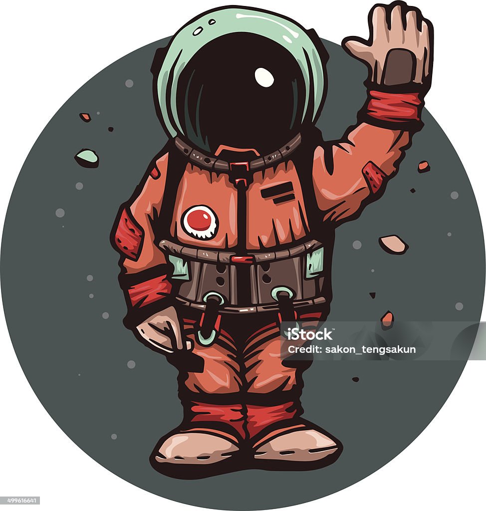 astronaut in a spacesuit vector file of astronaut in a spacesuit Cosmonaut stock vector