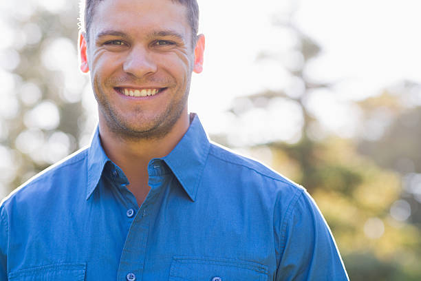 istock Happy man in the park 499616887