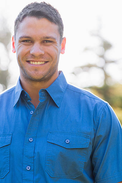 istock Attractive man with short hair 499616891
