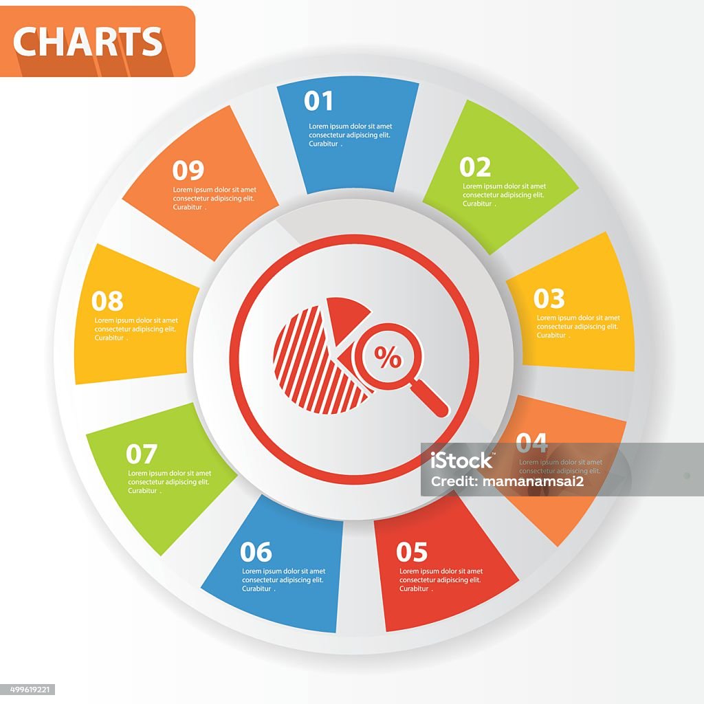 Partners chart for text,vector Adult stock vector