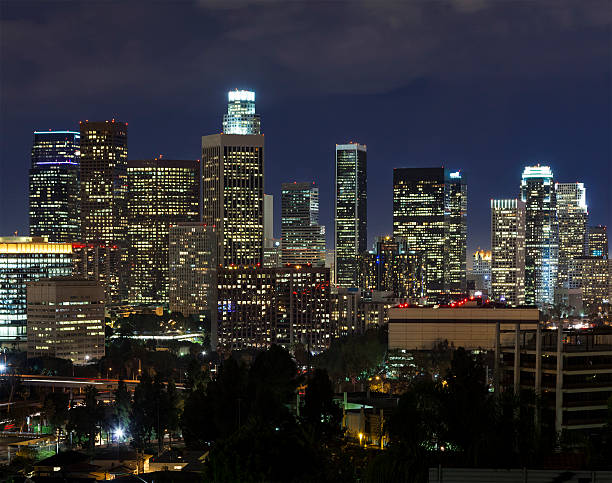 istock Los Angeles Skyline at Night 499620963
