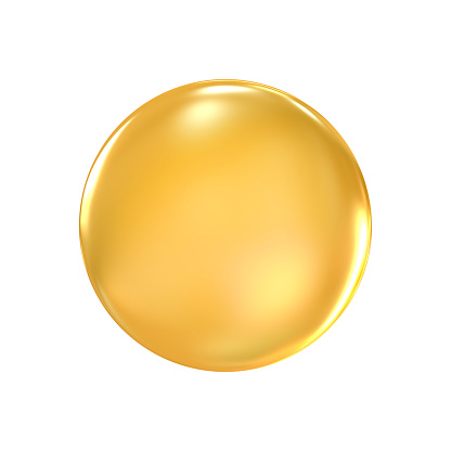 golden badge 3d illustration