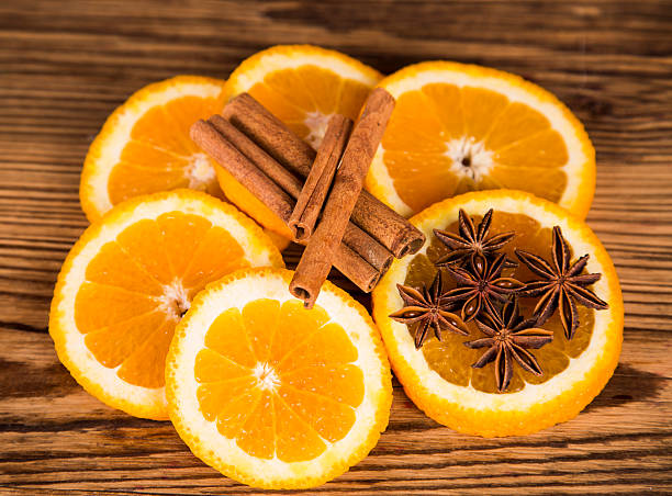 istock Christmas, oranges and cinnamon with anise, 499623866