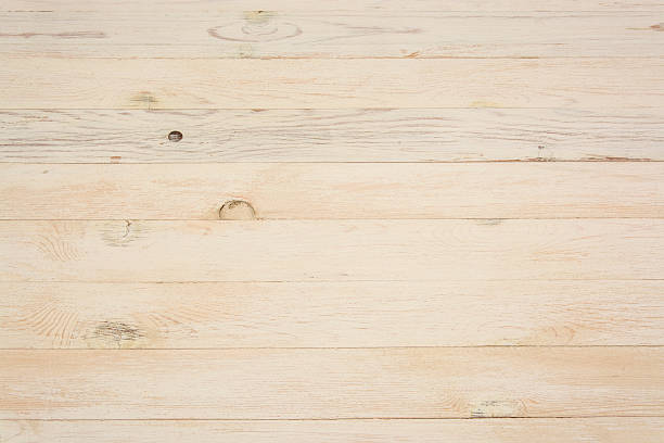 質感のある背景の明るい木製ボード - veneer plank pine floor ストックフォトと画像