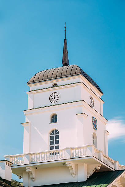 istock White Building Old City Hall In Minsk, Belarus 499627216