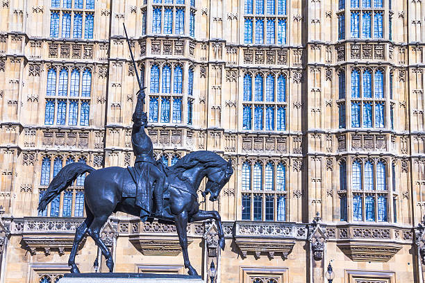 istock Statue of King Richard I at  Westminster Palace Yard 499628962