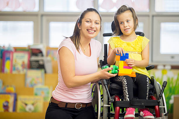 istock Happy Little Handicap Girl 499628994