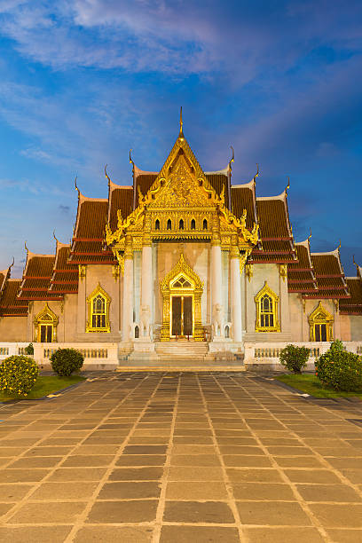 istock Beautiful Buddish temple called Marble temple 499631614