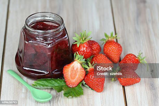 Strawberry Jam Stock Photo - Download Image Now - Agriculture, Antioxidant, Canning