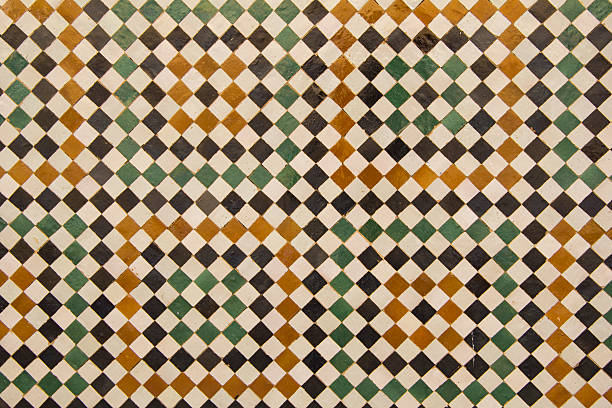 Moroccan mosaic stock photo