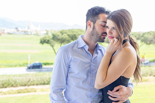 istock Beautiful Elegant Young Couple Outdoors 499641417