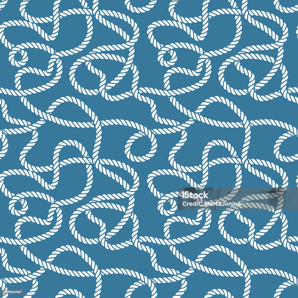 Nautical Rope Style Nautical Rope Pattern Stock Illustration - Download Image Now - Canvas ...