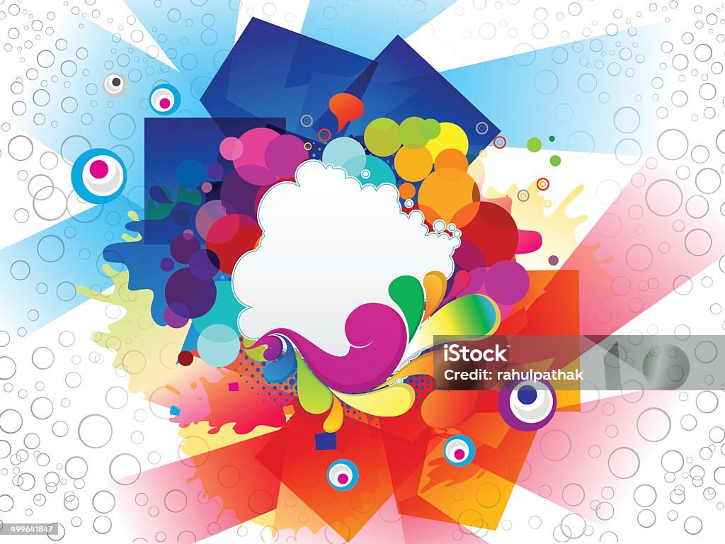 Exploding Abstract Decals Abstract Colorful Explode Background Stock Illustration - Download ...