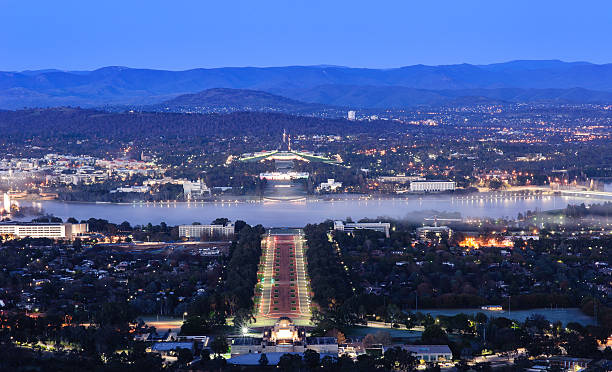 istock Canberra city at night 499645553