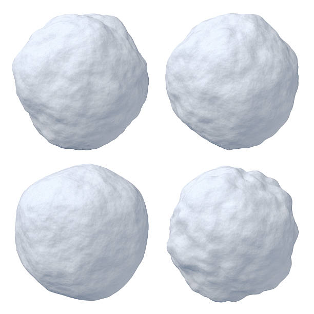 Snowballs set Set of snowballs isolated on white background snowball stock pictures, royalty-free photos & images