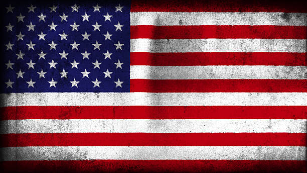 istock USA flag painted on paper texture 499650540