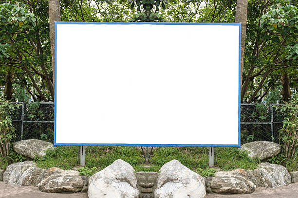 istock Large blank billboard on a street wall 499650768