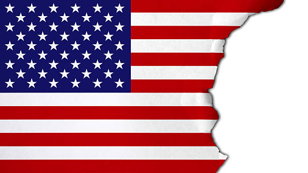 istock USA flag painted on paper texture 499651054