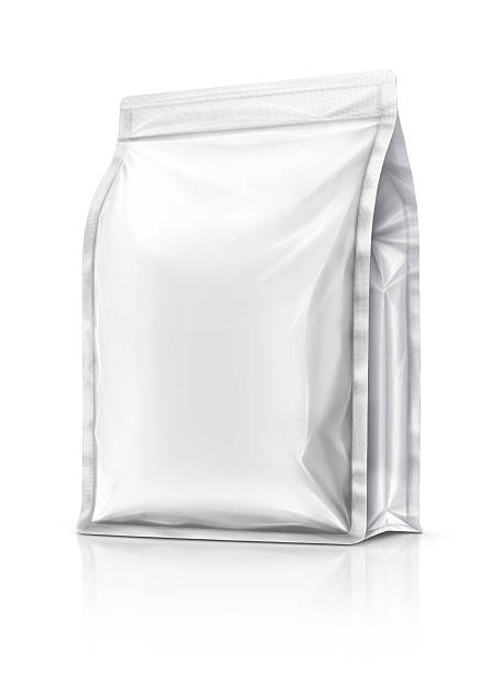 istock blank packaging aluminium foil pouch isolated on white background 499655522