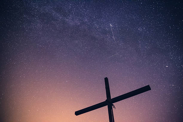 istock The night of falling stars 499659332