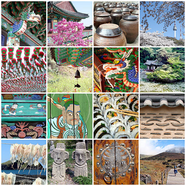 South Korea photos collage