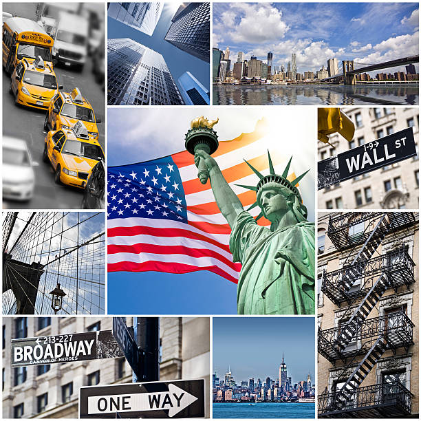 istock New York city collage, USA 499661253